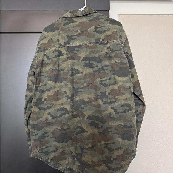 American Eagle Women’s Camo Trench Jacket - Picture 3 of 3